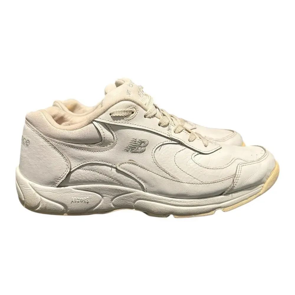 New Balance 572 White Leather Athletic Sneakers Men's Size 11 D Made in USA